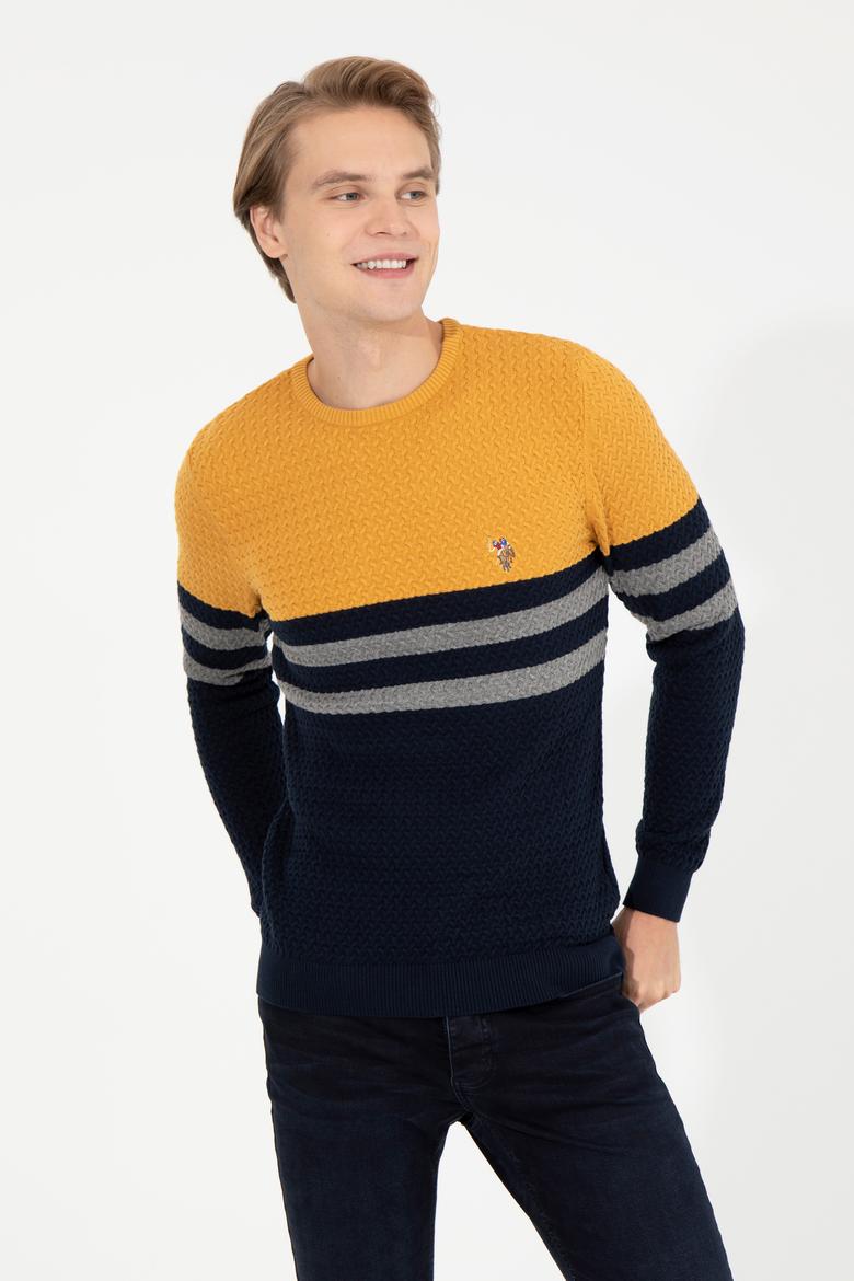 Erkek Lacivert Kazak - 50256169004