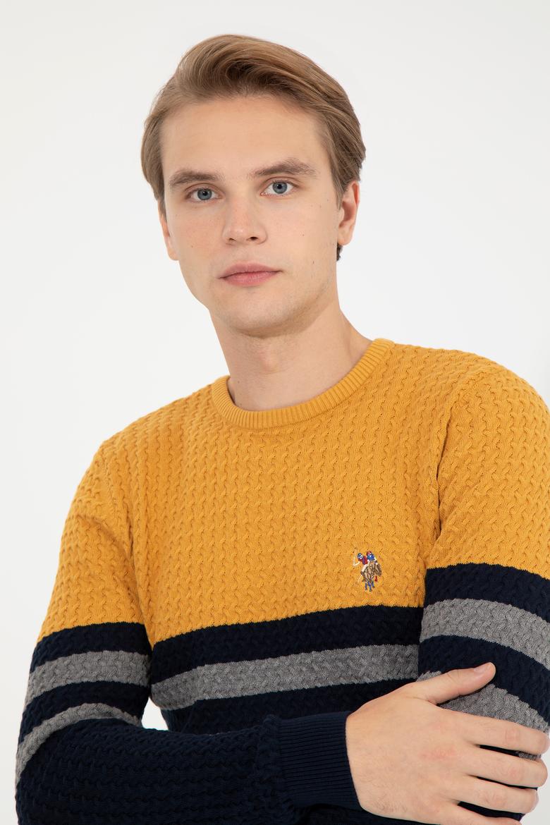 Erkek Lacivert Kazak - 50256169004