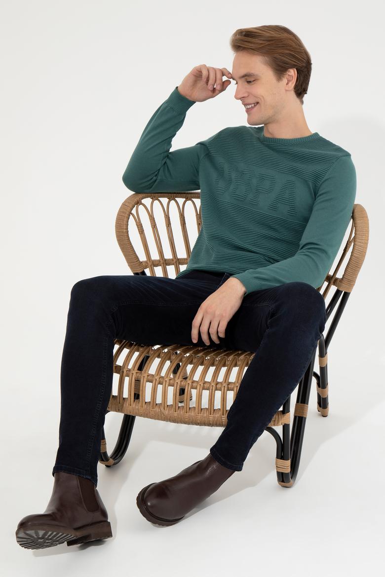 Erkek Yeşil Kazak - 50256256017