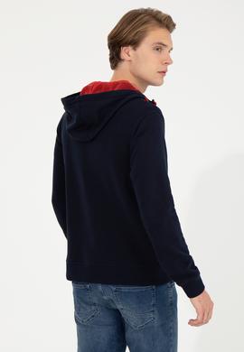 Erkek Lacivert Örme Hırka - 50253188006