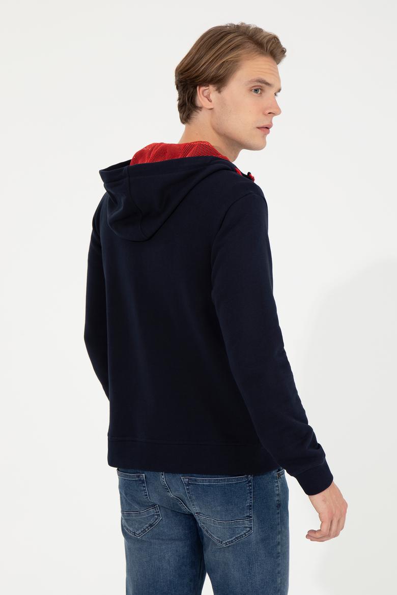 Erkek Lacivert Örme Hırka - 50253188006