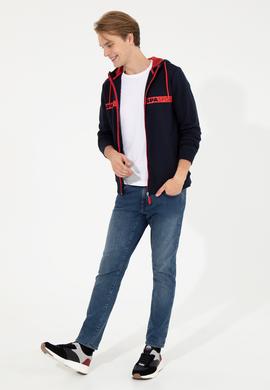 Erkek Lacivert Örme Hırka - 50253188006