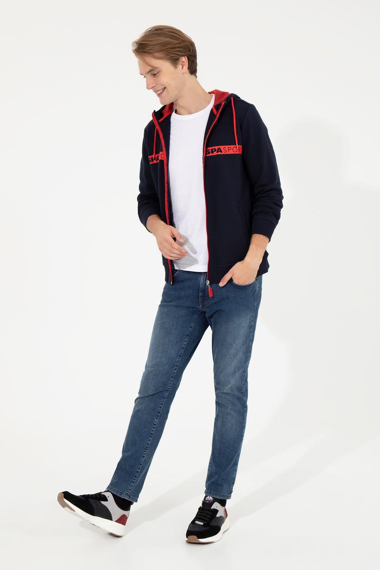 Erkek Lacivert Örme Hırka - 50253188006