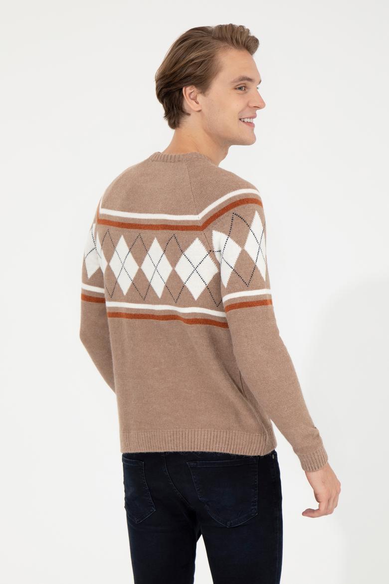 Erkek Camel Melanj Kazak - 50256673023