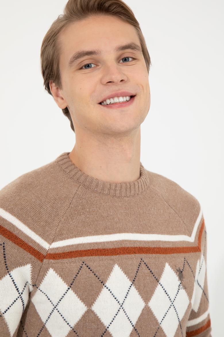 Erkek Camel Melanj Kazak - 50256673023