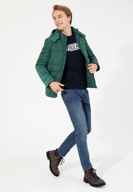 Erkek Yeşil Mont - 50254072028