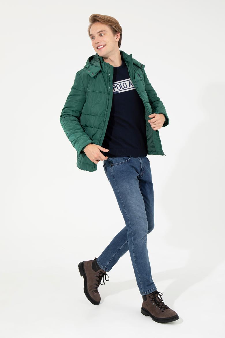 Erkek Yeşil Mont - 50254072028