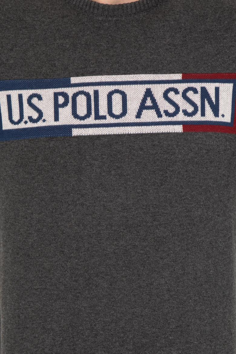 Erkek Antrasit Melanj Bisiklet Yaka Triko Kazak - 50253972014