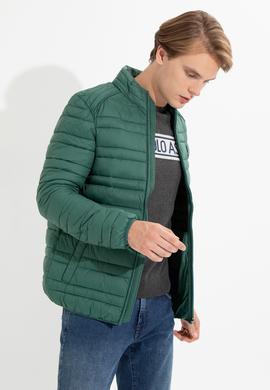 Erkek Yeşil Mont - 50255013062