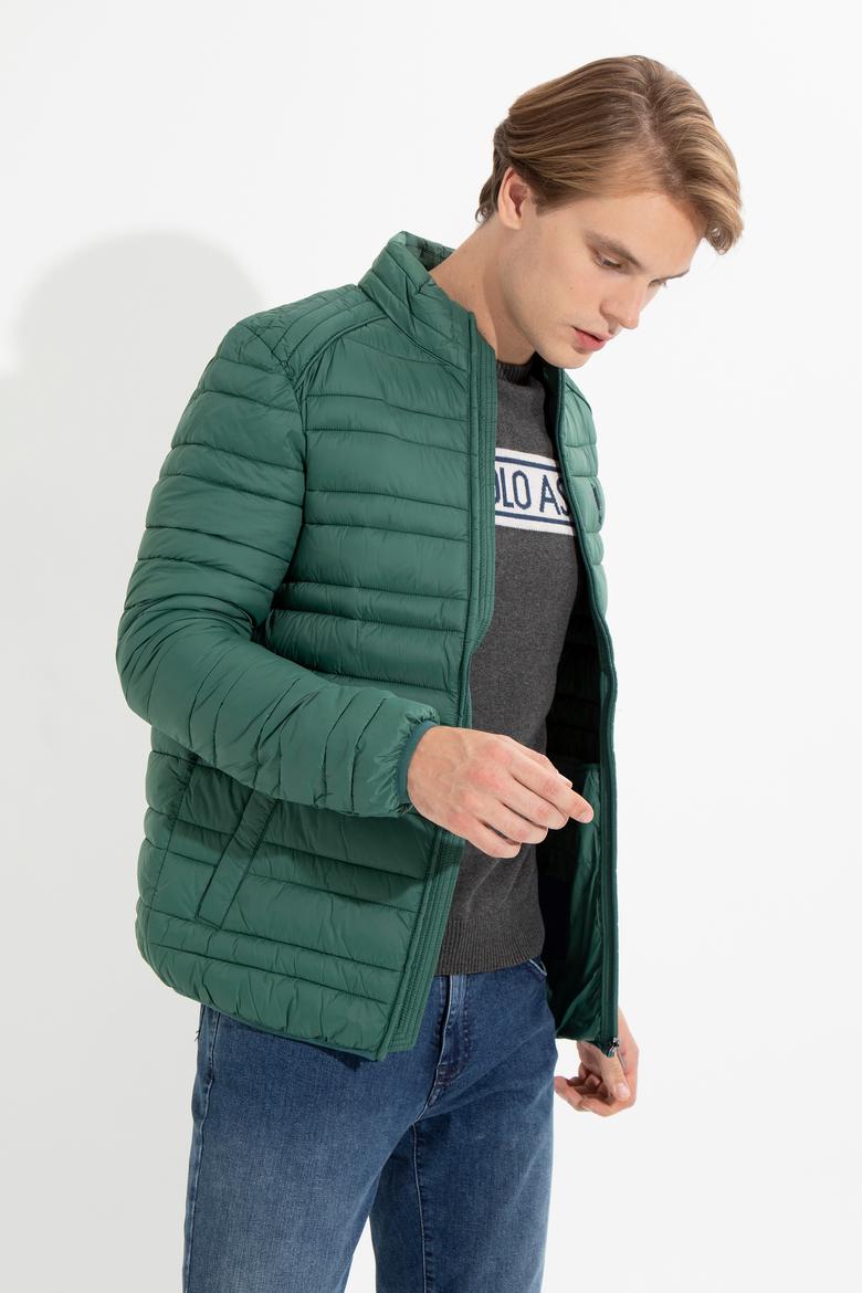 Erkek Yeşil Mont - 50255013062