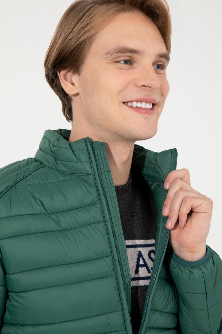 Erkek Yeşil Mont - 50255013062