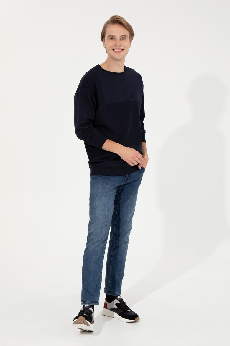 Erkek Lacivert Sweatshirt - 50253218013