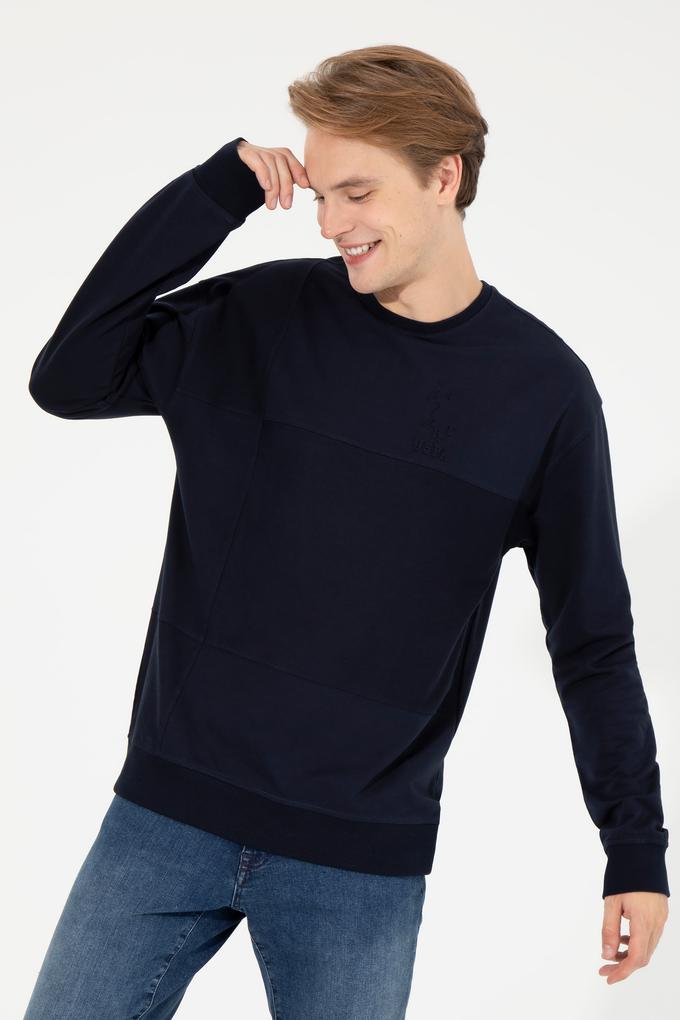 Erkek Lacivert Sweatshirt