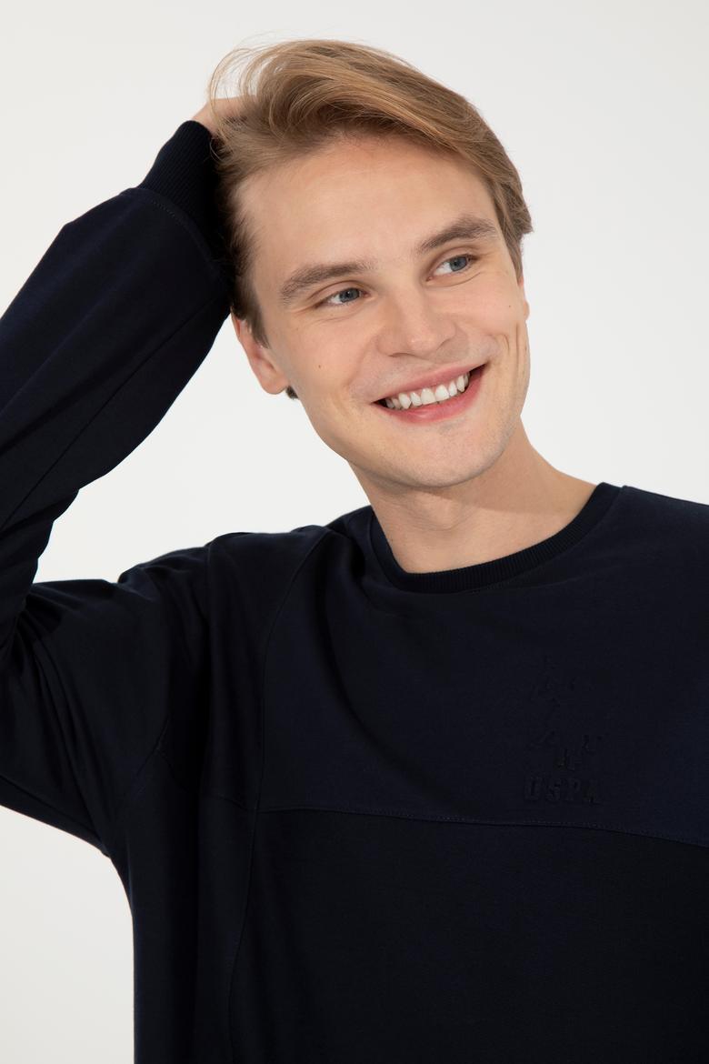 Erkek Lacivert Sweatshirt - 50253218013