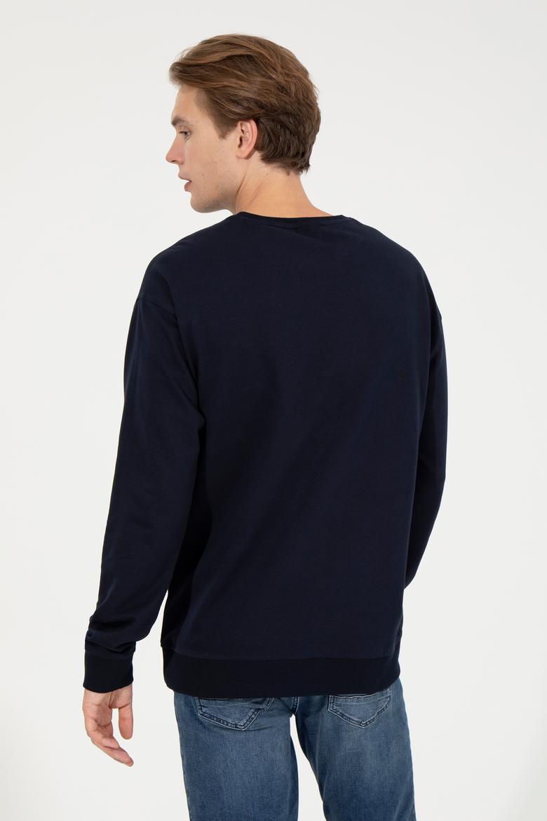 Erkek Lacivert Sweatshirt - 50253218013