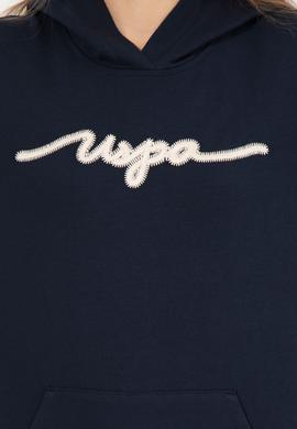 Kadın Lacivert Kapüşonlu Sweatshirt - 50261255004