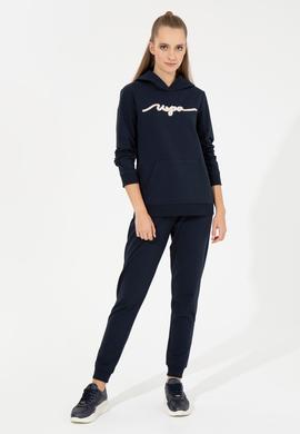 Kadın Lacivert Kapüşonlu Sweatshirt - 50261255004