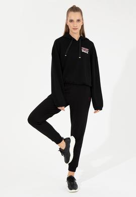 Kadın Siyah Jogger Eşofman Altı - 50261284002