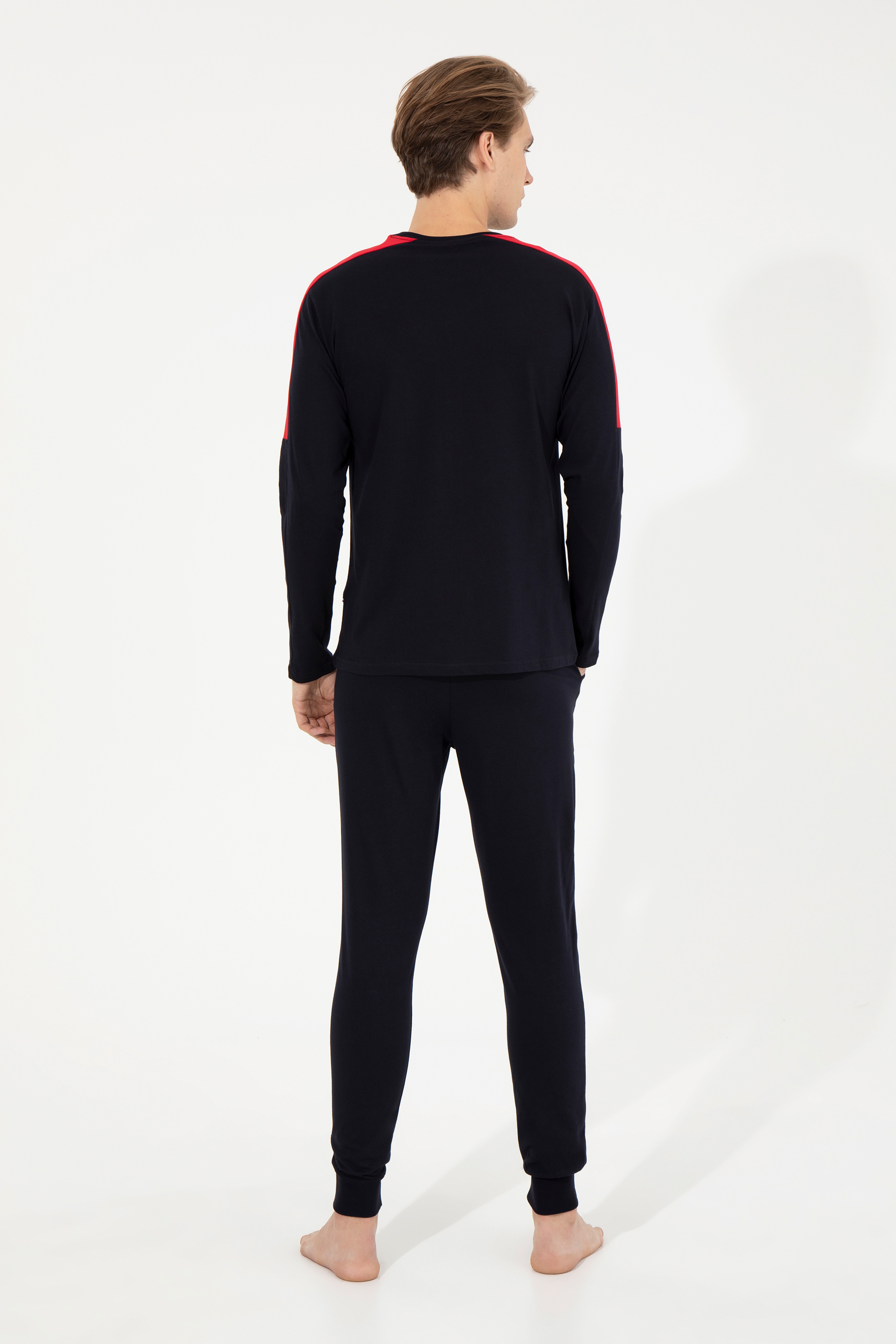 Erkek Lacivert Pijama Takımı - Image 3