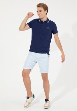 Erkek Lacivert Basic Tişört - 50249146016