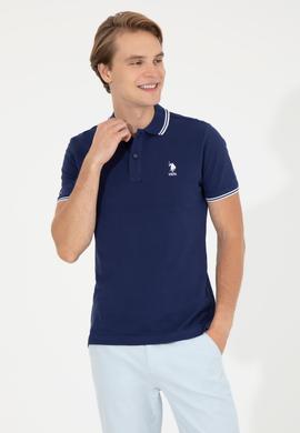 Erkek Lacivert Basic Tişört - 50249146016