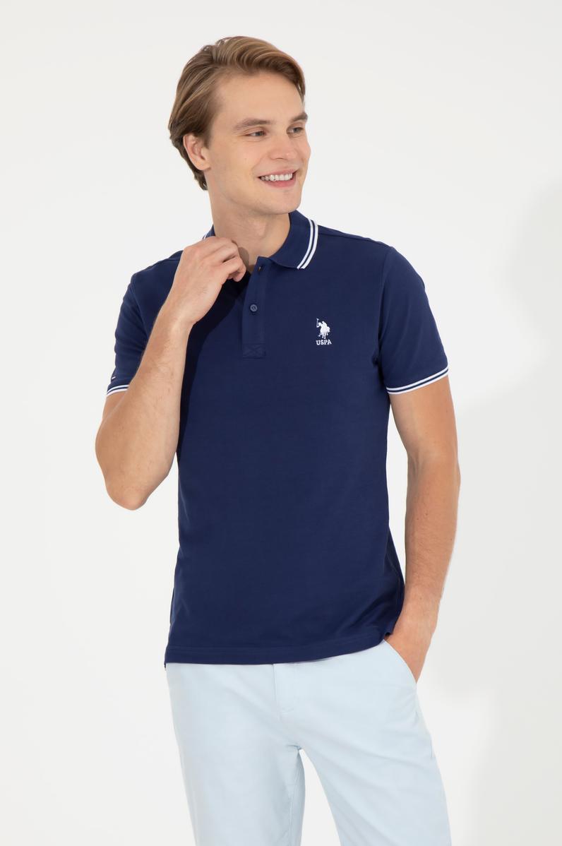 Erkek Lacivert Basic Tişört