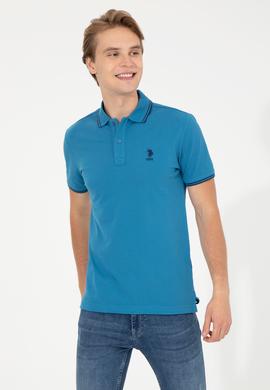 Erkek Petrol Basic Polo Yaka Tişört - 50249146046