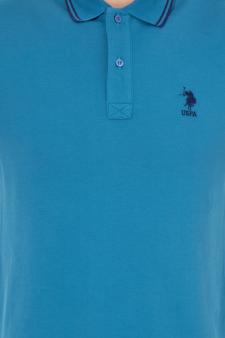 Erkek Petrol Basic Polo Yaka Tişört - 50249146046