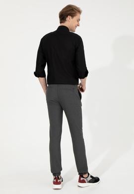 Erkek Gri Kanvas Pantolon - 50256594008
