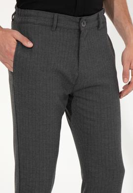 Erkek Gri Kanvas Pantolon - 50256594008