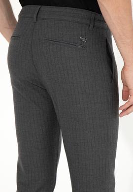 Erkek Gri Kanvas Pantolon - 50256594008