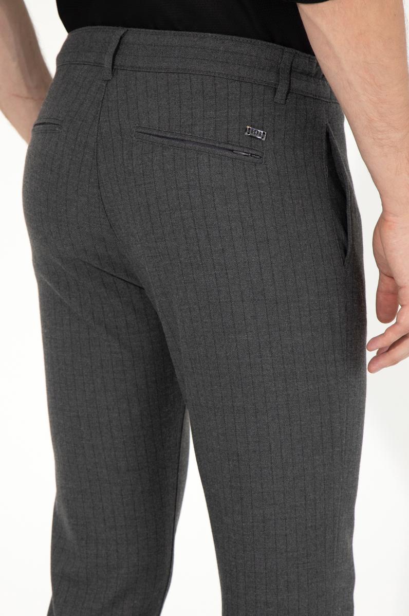 Erkek Gri Kanvas Pantolon