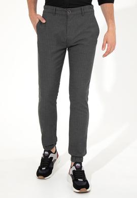 Erkek Gri Kanvas Pantolon - 50256594008