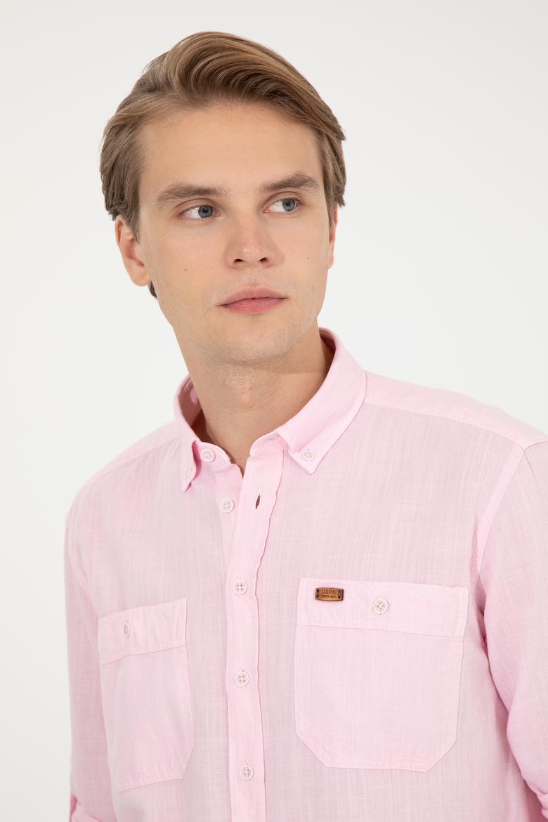Erkek Pudra Uzun Kollu Gömlek - 50247465016