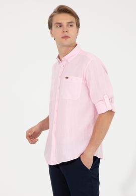 Erkek Pudra Uzun Kollu Gömlek - 50247465016