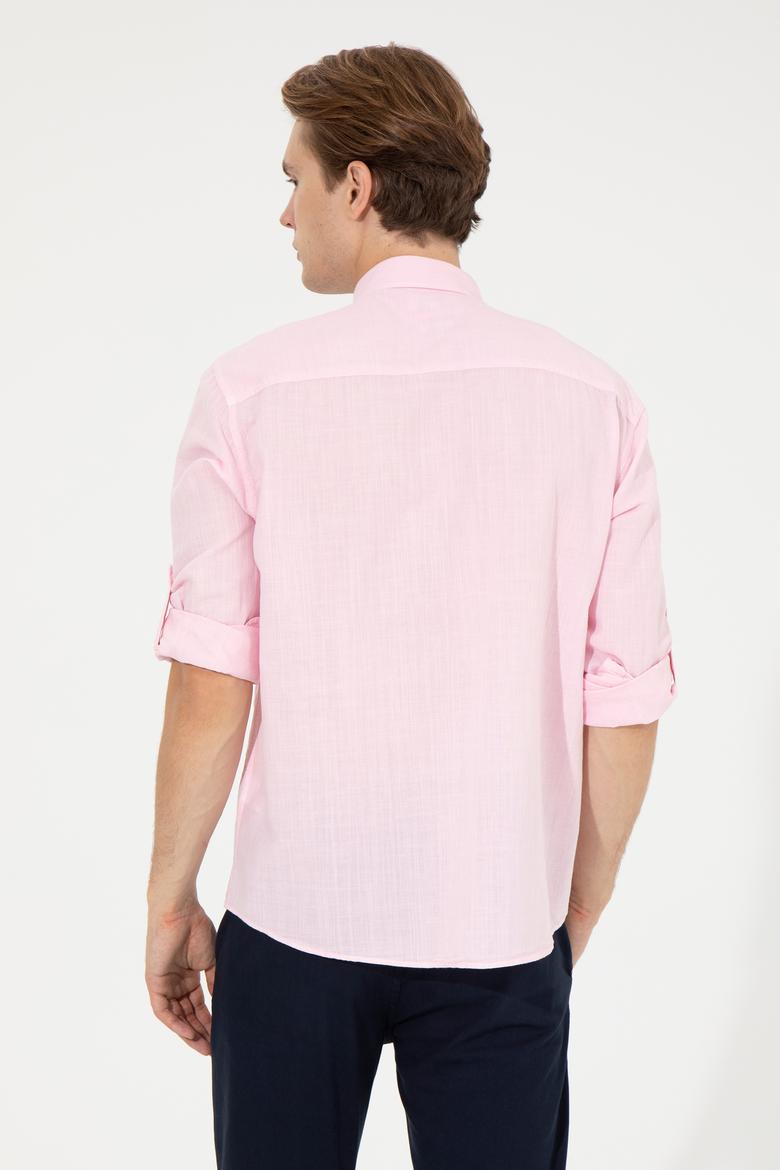 Erkek Pudra Uzun Kollu Gömlek - 50247465016