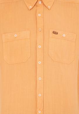Erkek Turuncu Uzun Kollu Gömlek - 50247465007