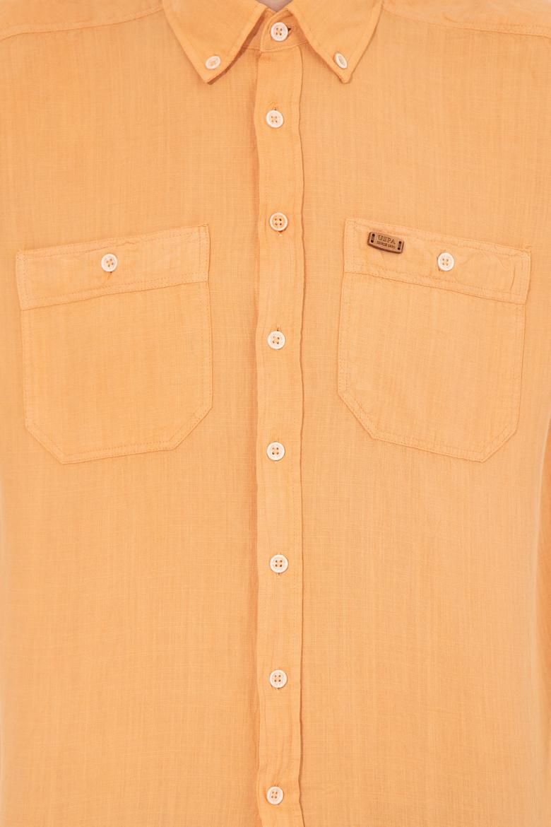 Erkek Turuncu Uzun Kollu Gömlek - 50247465007