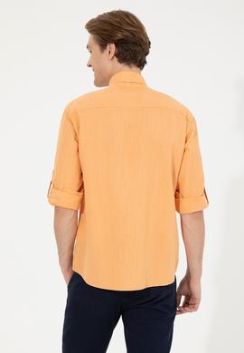 Erkek Turuncu Uzun Kollu Gömlek - 50247465007