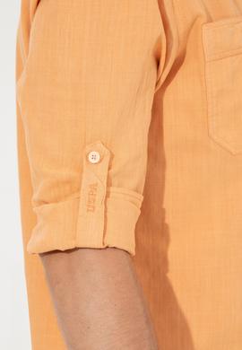 Erkek Turuncu Uzun Kollu Gömlek - 50247465007