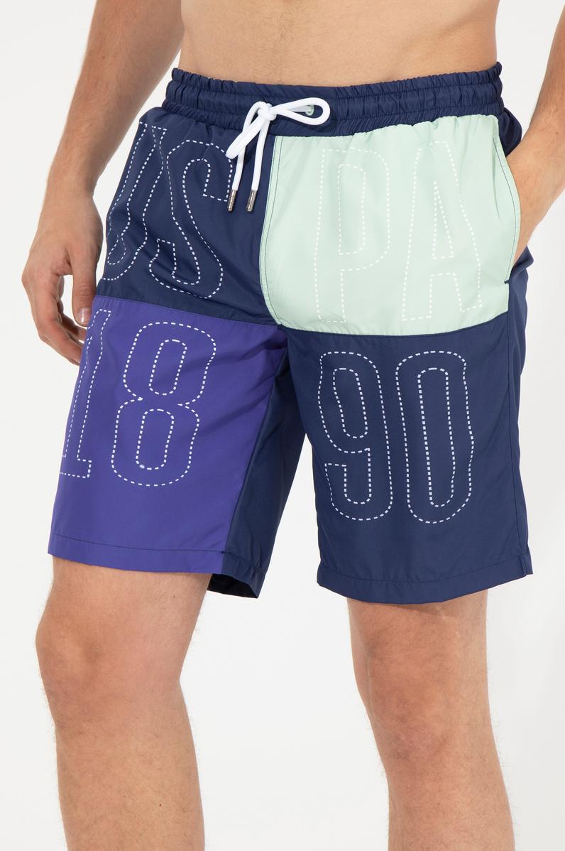 Erkek Lacivert Deniz Şortu