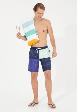 Erkek Lacivert Deniz Şortu - 50246217026