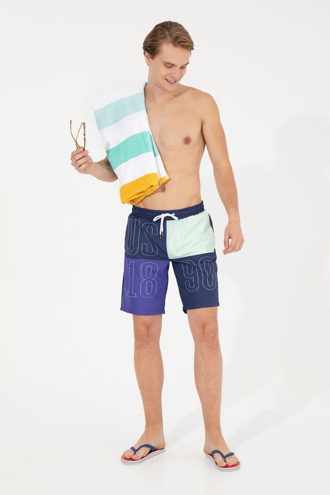 Erkek Lacivert Deniz Şortu