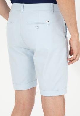 Erkek Açık Mavi Dokuma Şort - 50246121034