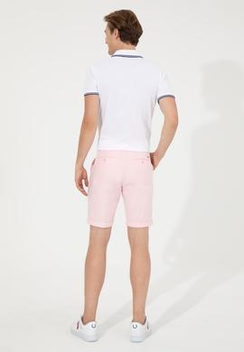 Erkek Pembe Dokuma Şort - 50246121047