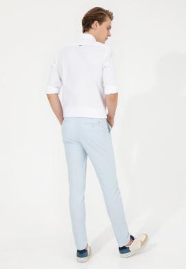 Erkek Açık Mavi Kanvas Pantolon - 50246078040