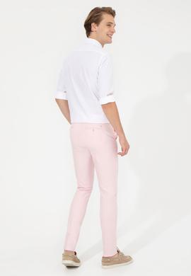 Erkek Pembe Kanvas Pantolon - 50246078051