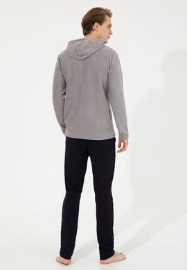 Erkek Gri Melanj Pijama Takımı - 50264652003