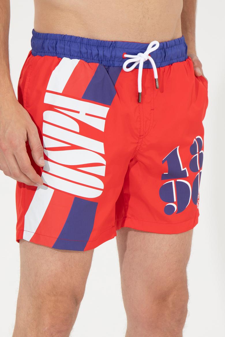 Erkek Kırmızı Deniz Şortu - 50245362049