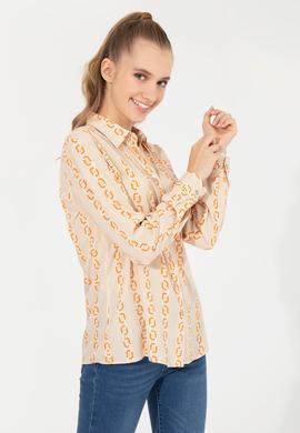 Kadın Taş Uzun Kollu Gömlek - 50257002011